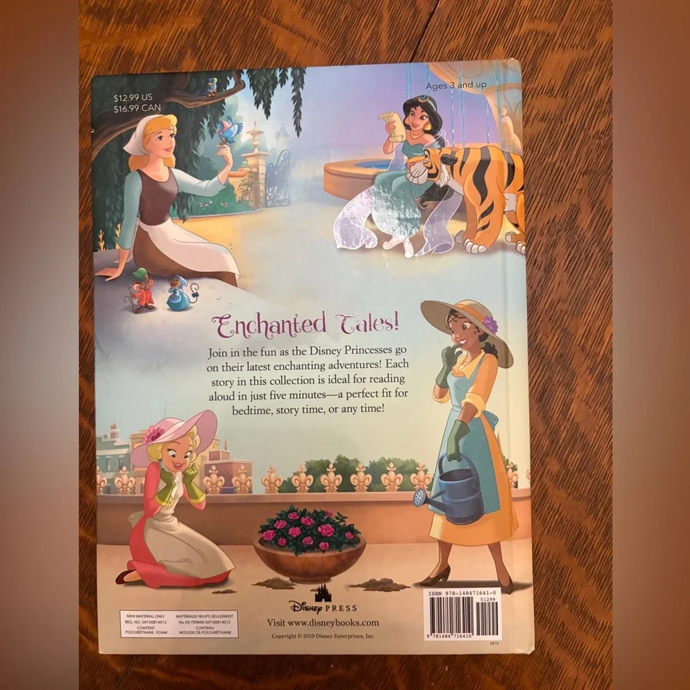 Disney Princess Book  5 minutes princess stories. Great for best stories!
